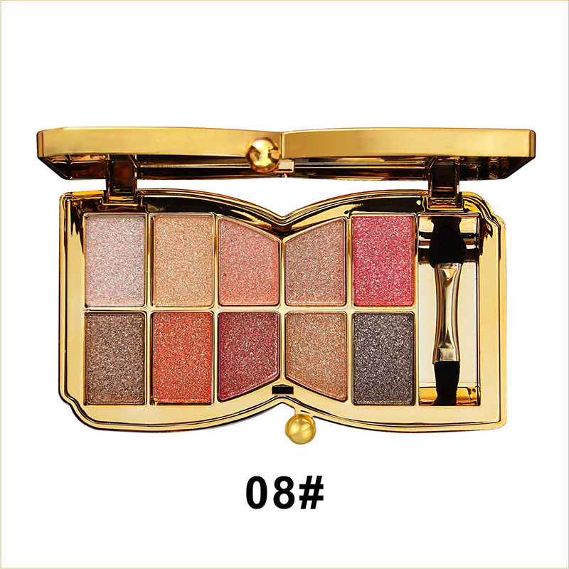 🔥This week's hot sale🔥10-Color Diamond Pressed Glitter Eyeshadow Palette
