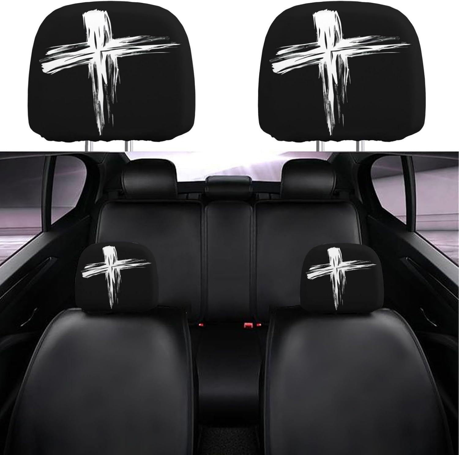 🔥This week's hot sale🔥Elastic Printed Fun Car Pillowcase