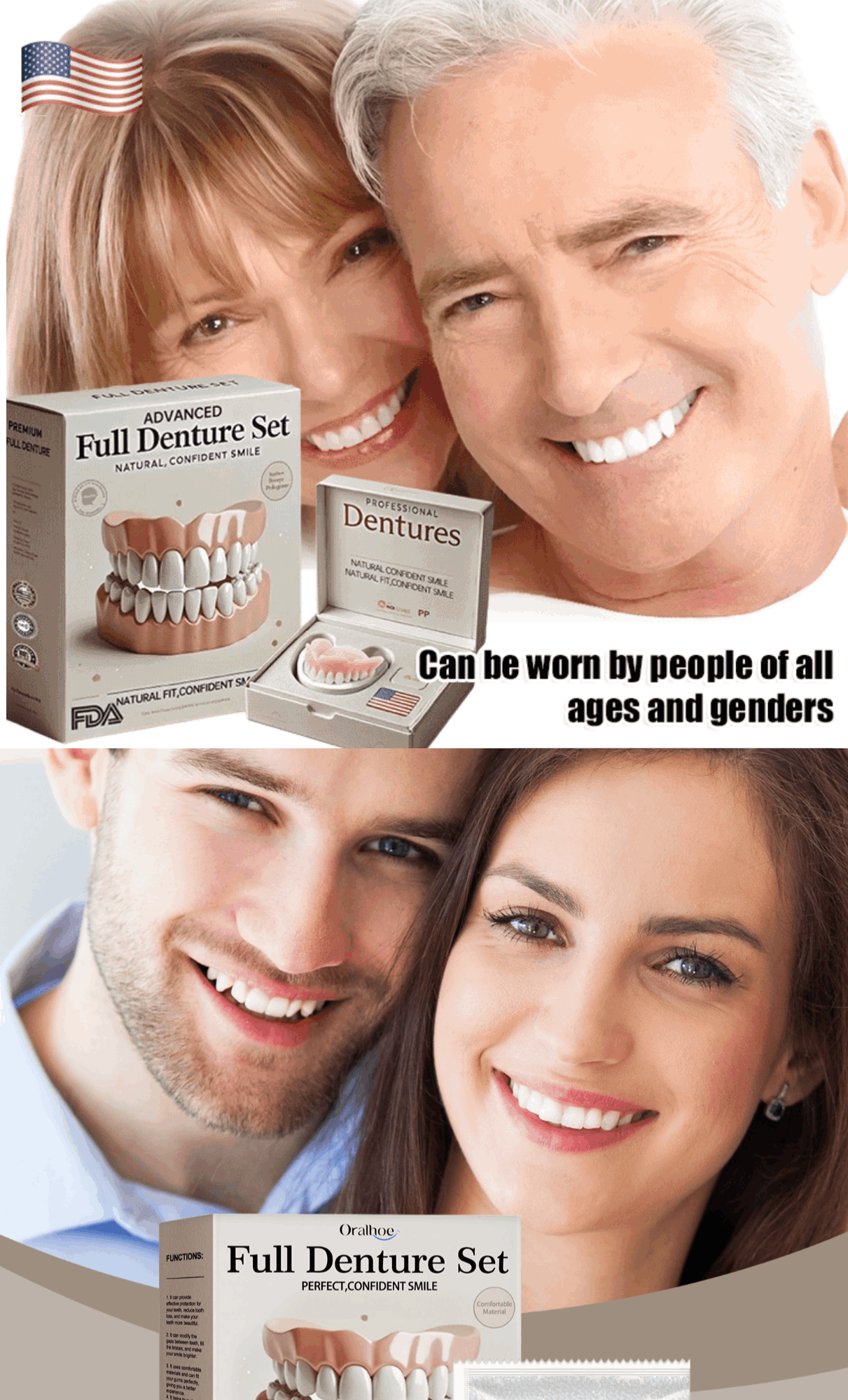 🔥This week's hot sale🔥Full Denture Set