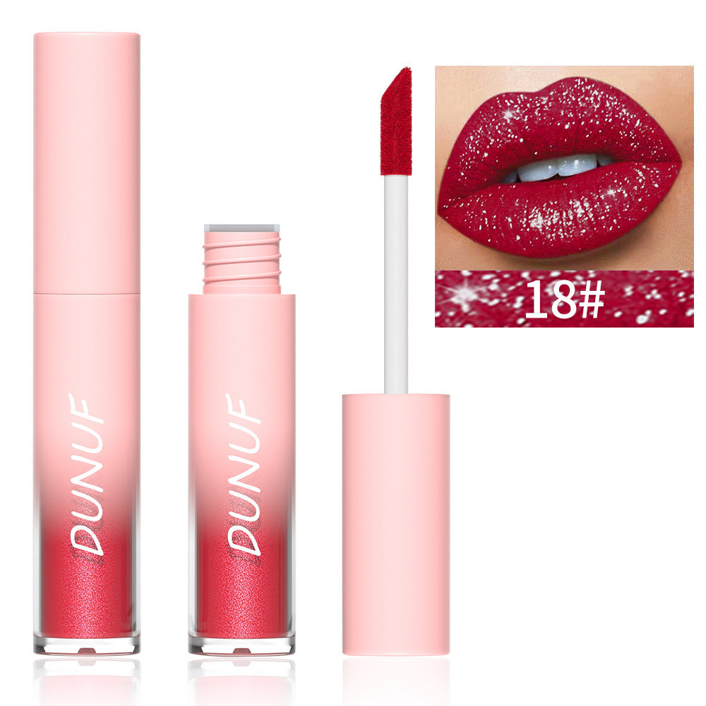 🔥This week's hot sale🔥Dunuf 18 Colors Diamond Lip Gloss