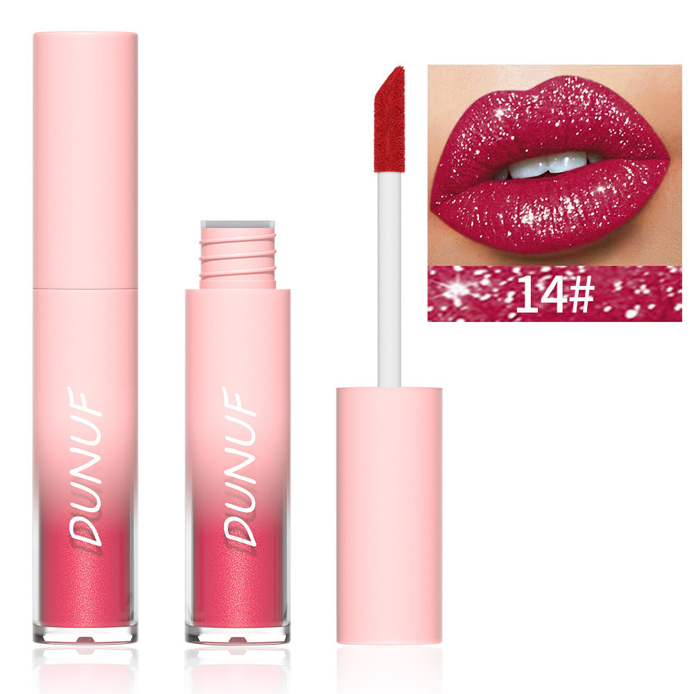 🔥This week's hot sale🔥Dunuf 18 Colors Diamond Lip Gloss