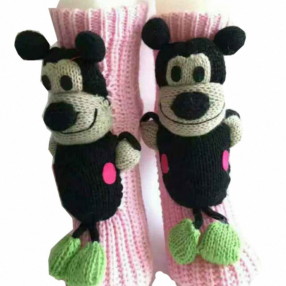 🔥This week's hot sale🔥3D cartoon animal winter warm home knitted sweater socks