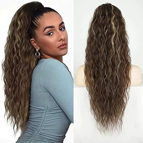 🔥This week's hot sale🔥Women's ponytail long curly hair bundle