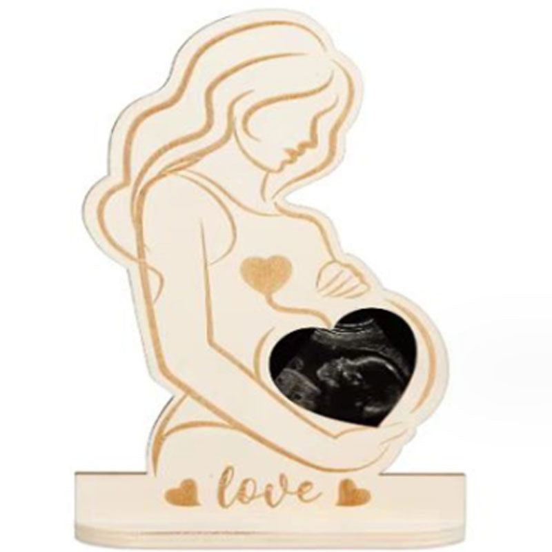 🔥This week's hot sale🔥Heart-shaped pattern baby ultrasound photo frame