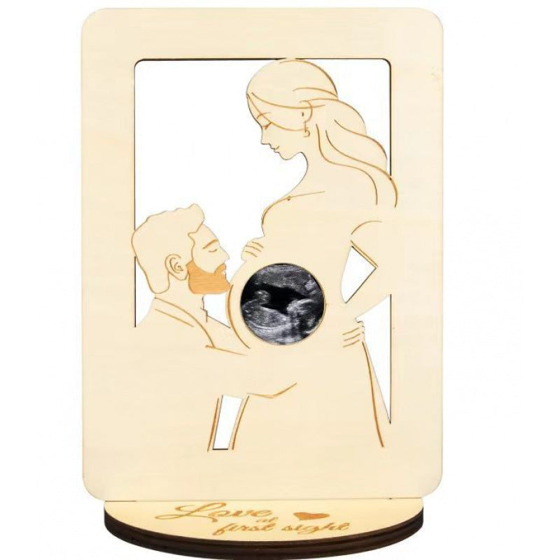 🔥This week's hot sale🔥Heart-shaped pattern baby ultrasound photo frame