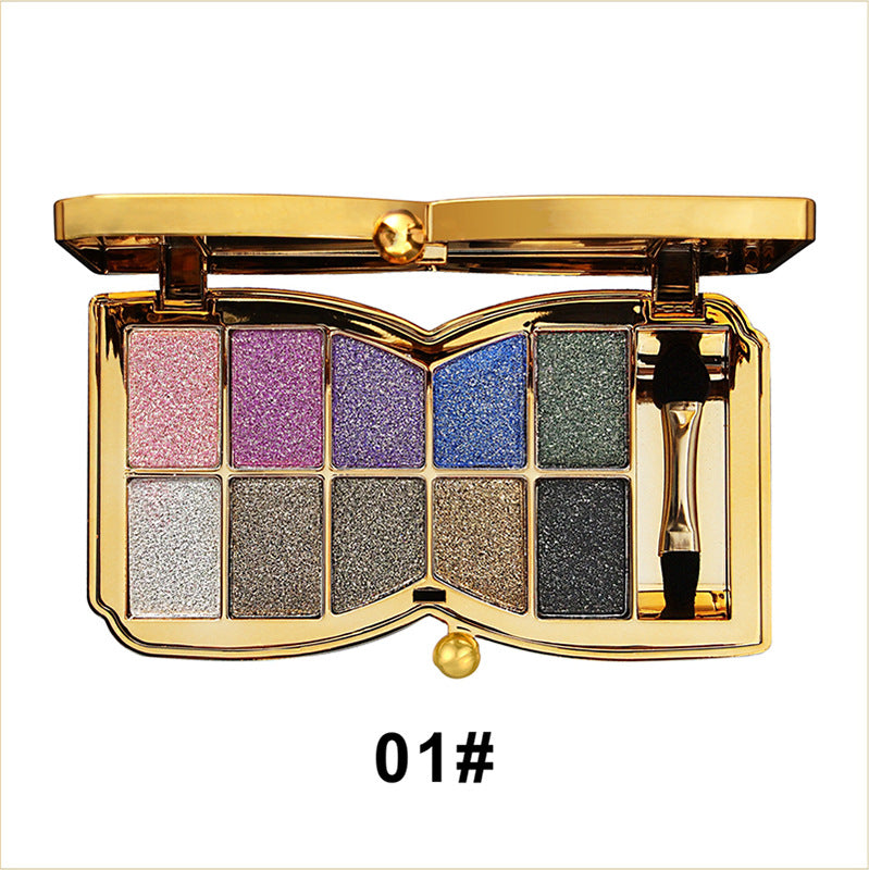 🔥This week's hot sale🔥10-Color Diamond Pressed Glitter Eyeshadow Palette