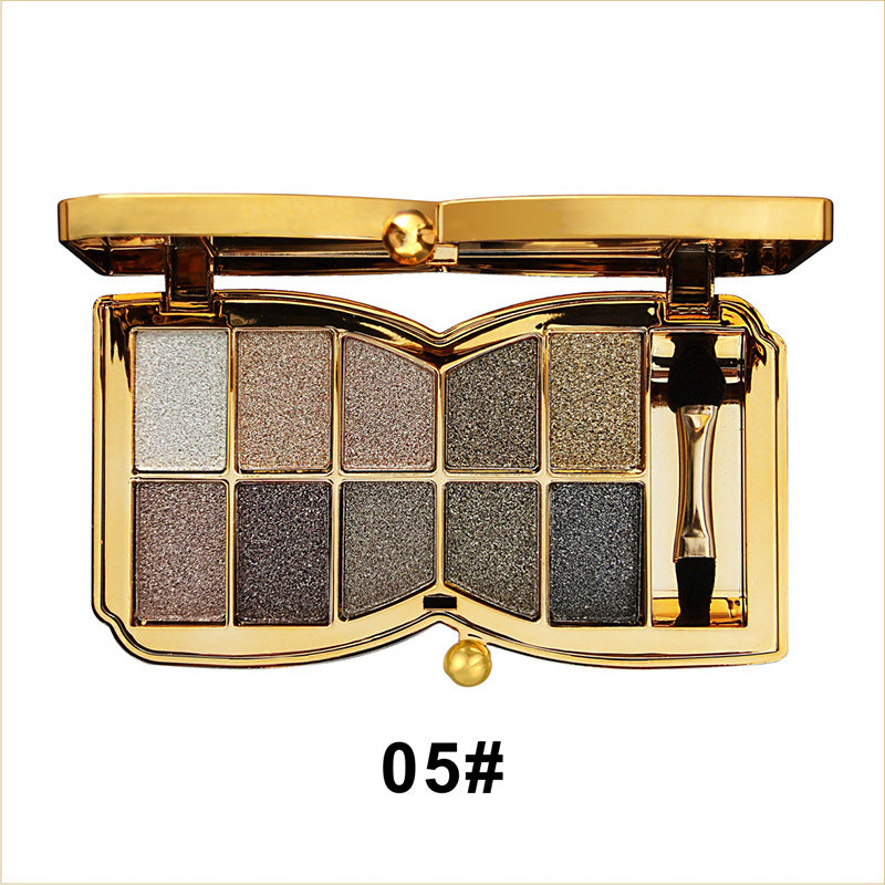 🔥This week's hot sale🔥10-Color Diamond Pressed Glitter Eyeshadow Palette