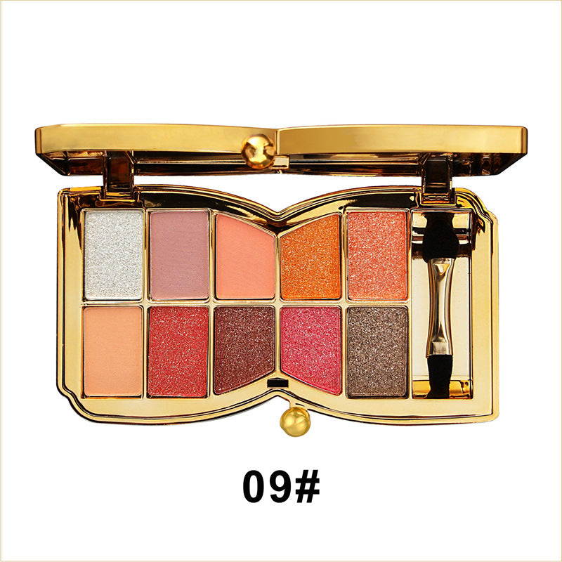 🔥This week's hot sale🔥10-Color Diamond Pressed Glitter Eyeshadow Palette