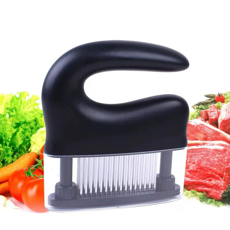 🔥This week's hot sale🔥48 stainless steel blade manual meat tenderizer black