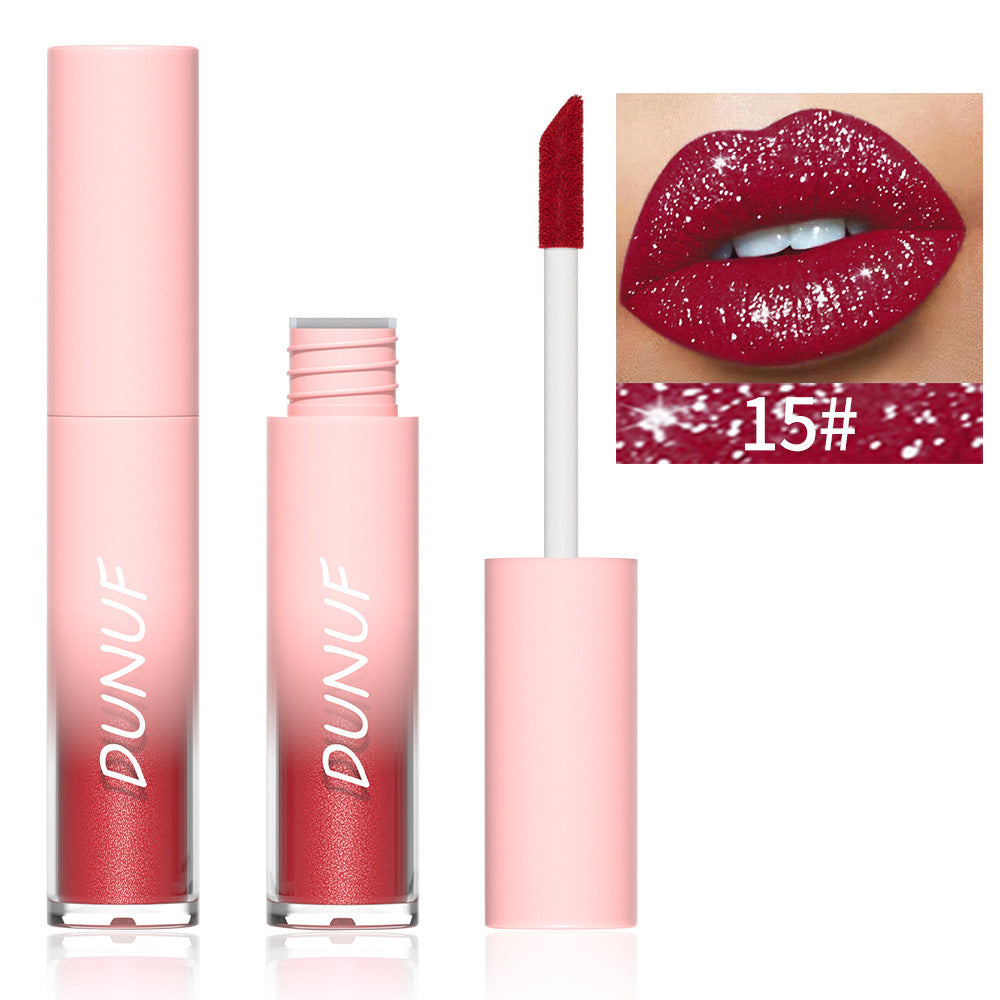 🔥This week's hot sale🔥Dunuf 18 Colors Diamond Lip Gloss