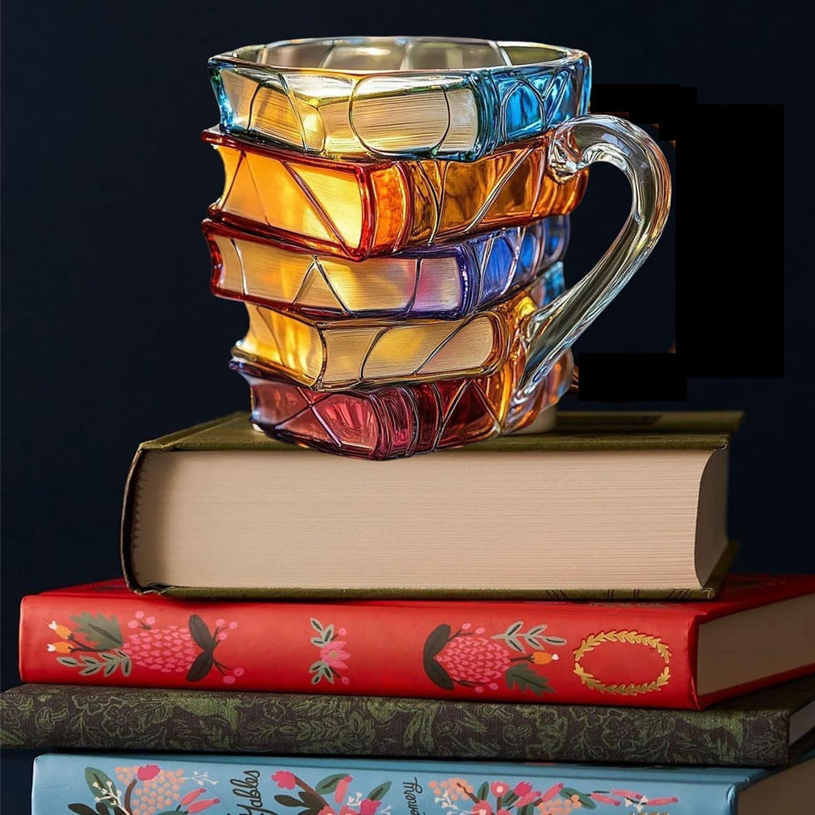 🔥This week's hot sale🔥unique book stack coffee cup