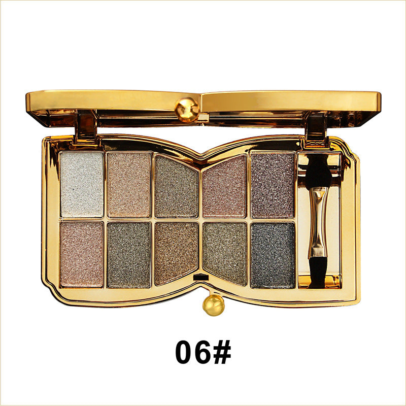 🔥This week's hot sale🔥10-Color Diamond Pressed Glitter Eyeshadow Palette