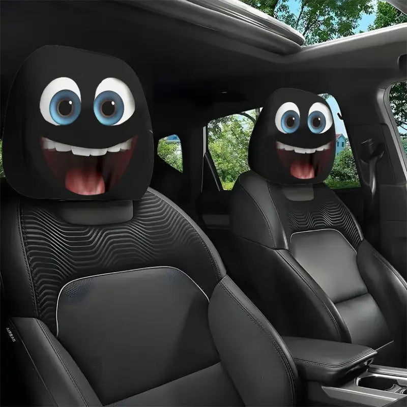 🔥This week's hot sale🔥Elastic Printed Fun Car Pillowcase