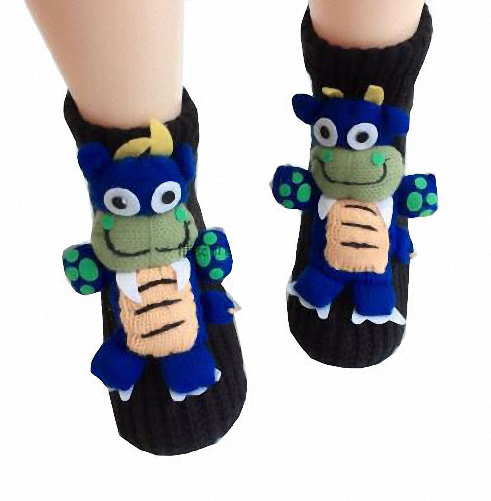 🔥This week's hot sale🔥3D cartoon animal winter warm home knitted sweater socks