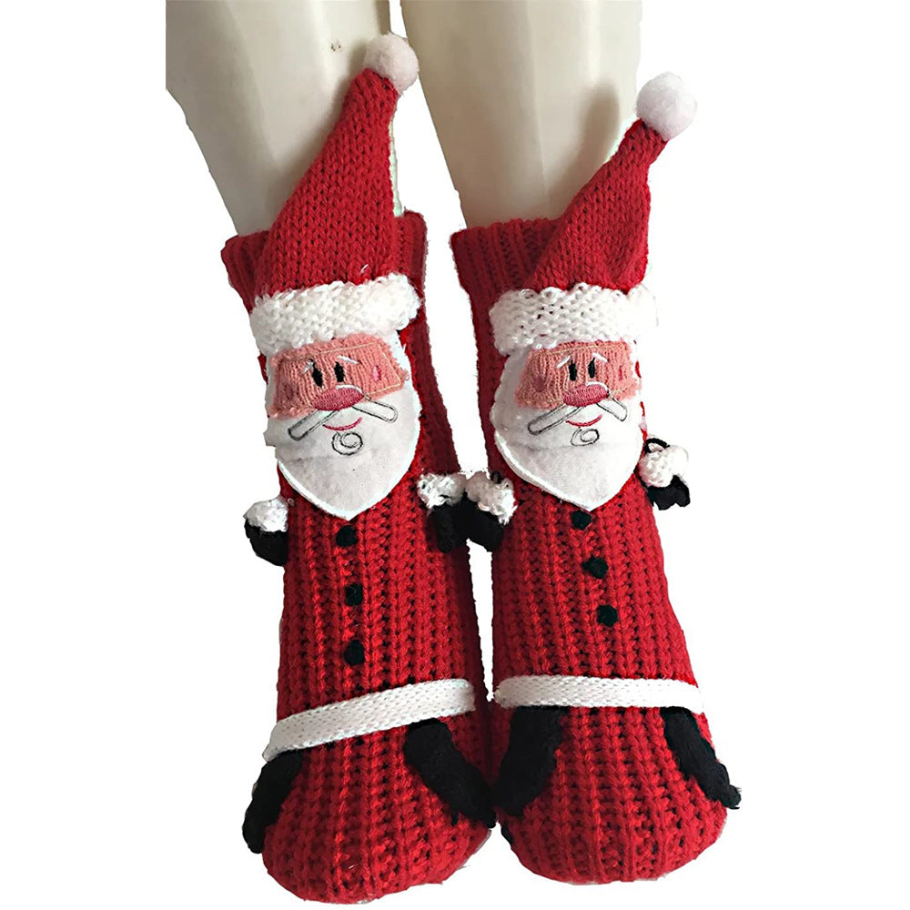 🔥This week's hot sale🔥3D cartoon animal winter warm home knitted sweater socks