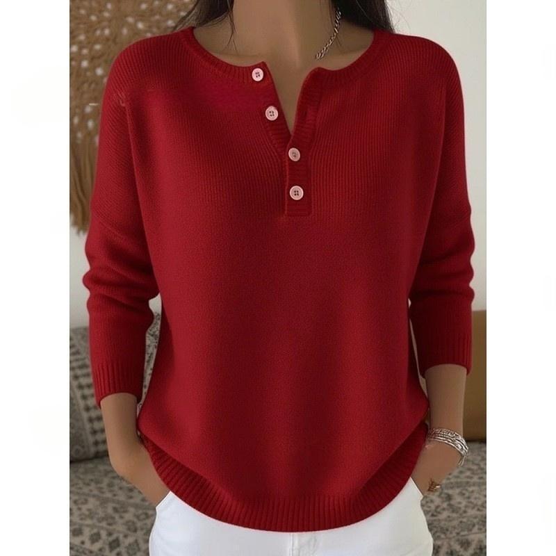 🔥This week's hot sale🔥Buttoned Christmas Tree Print Sweatshirt
