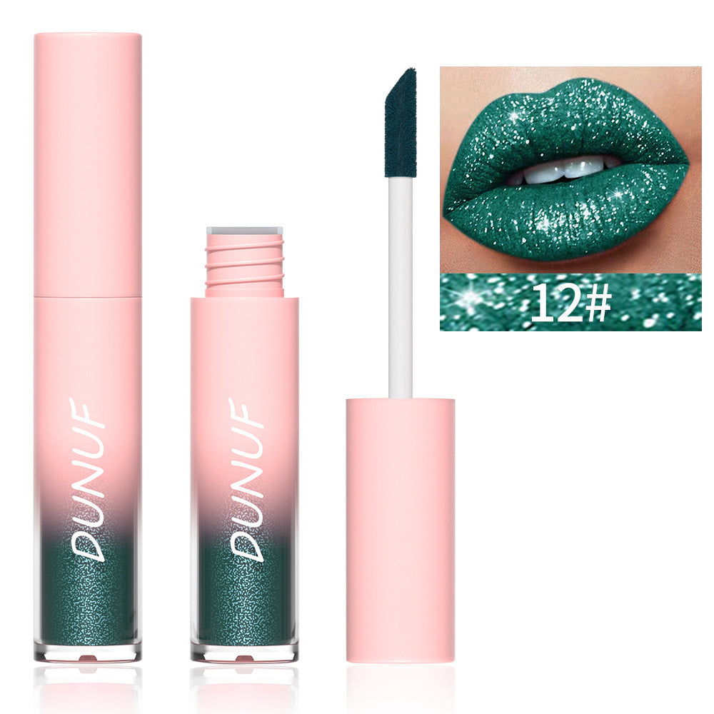 🔥This week's hot sale🔥Dunuf 18 Colors Diamond Lip Gloss