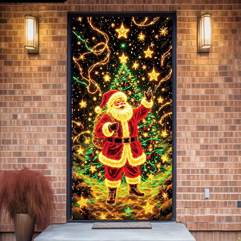 🔥This week's hot sale🔥Fluorescent Christmas door banner