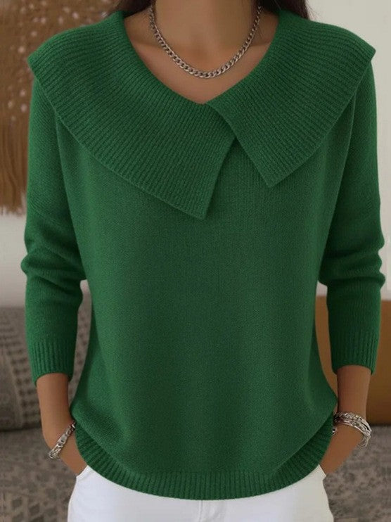 🔥This week's hot sale🔥Women's Christmas Lapel Pullover Sweater