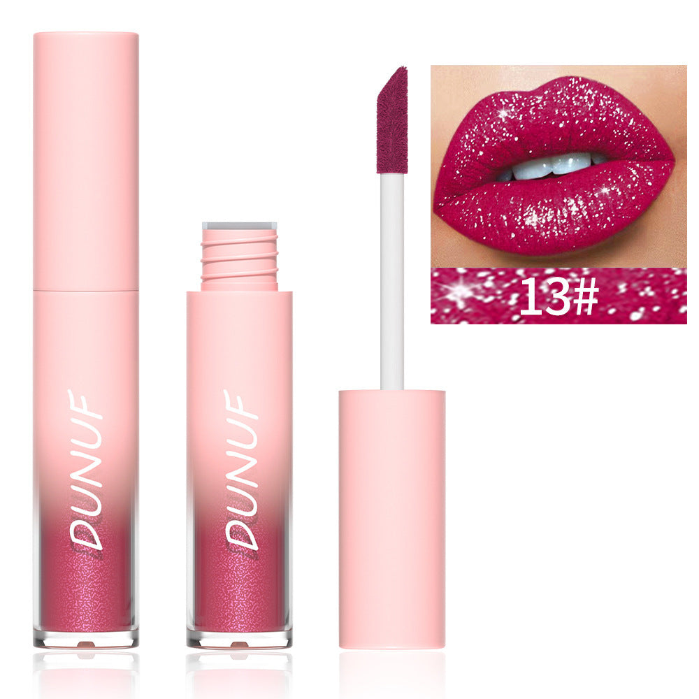 🔥This week's hot sale🔥Dunuf 18 Colors Diamond Lip Gloss