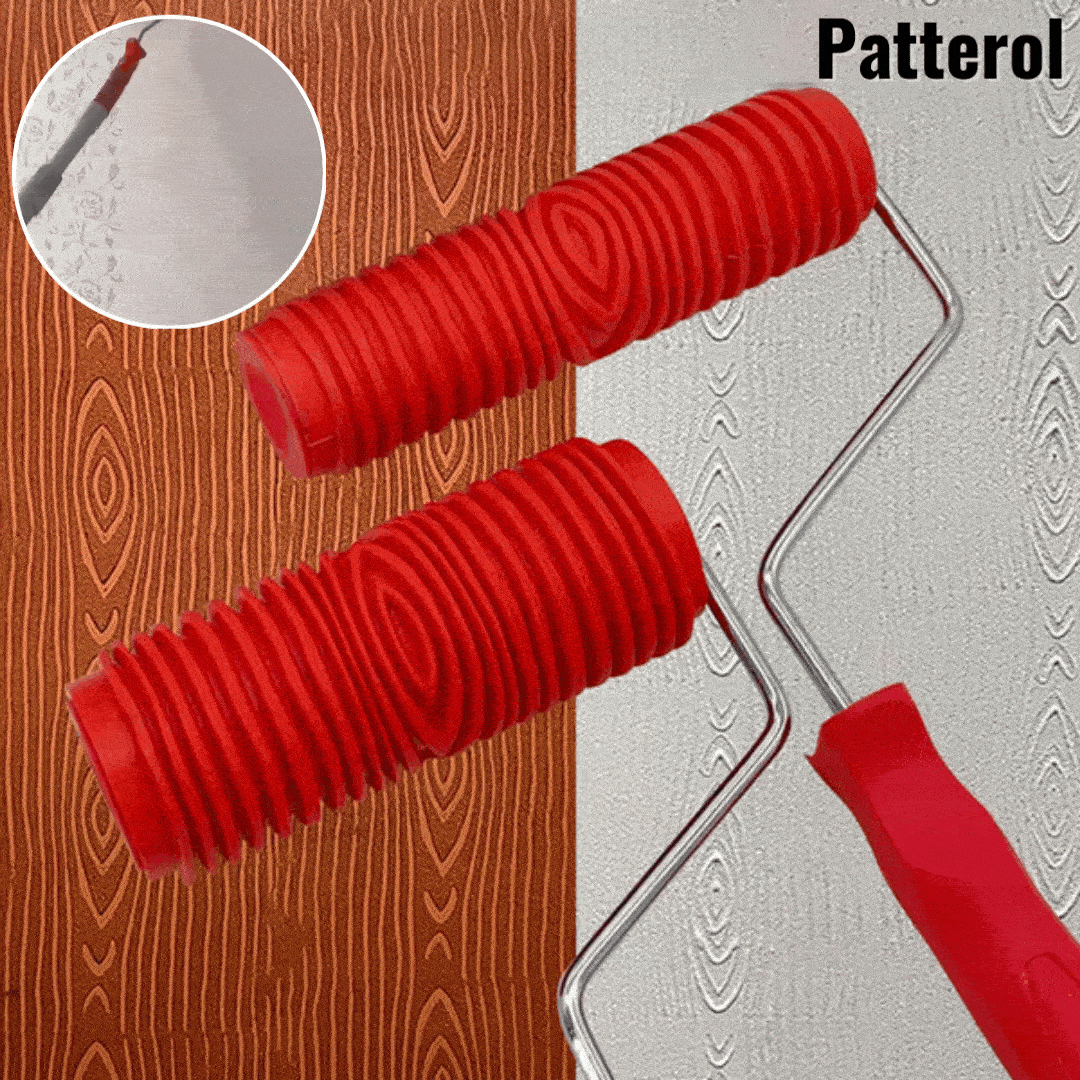 🔥This week's hot sale🔥Patterol Embossed Texture Pattern Paint Roller