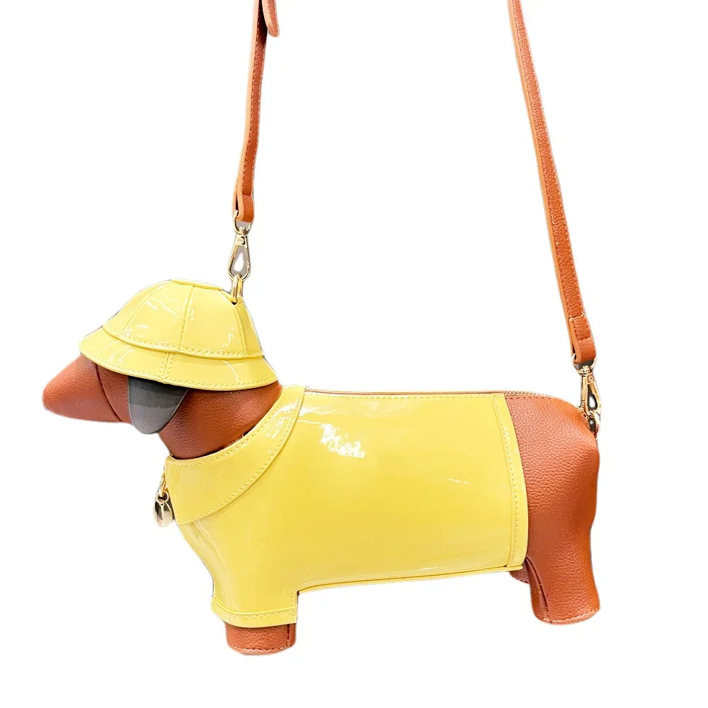 🔥This week's hot sale🔥Dachshund In Rain Coat Crossbody Bag