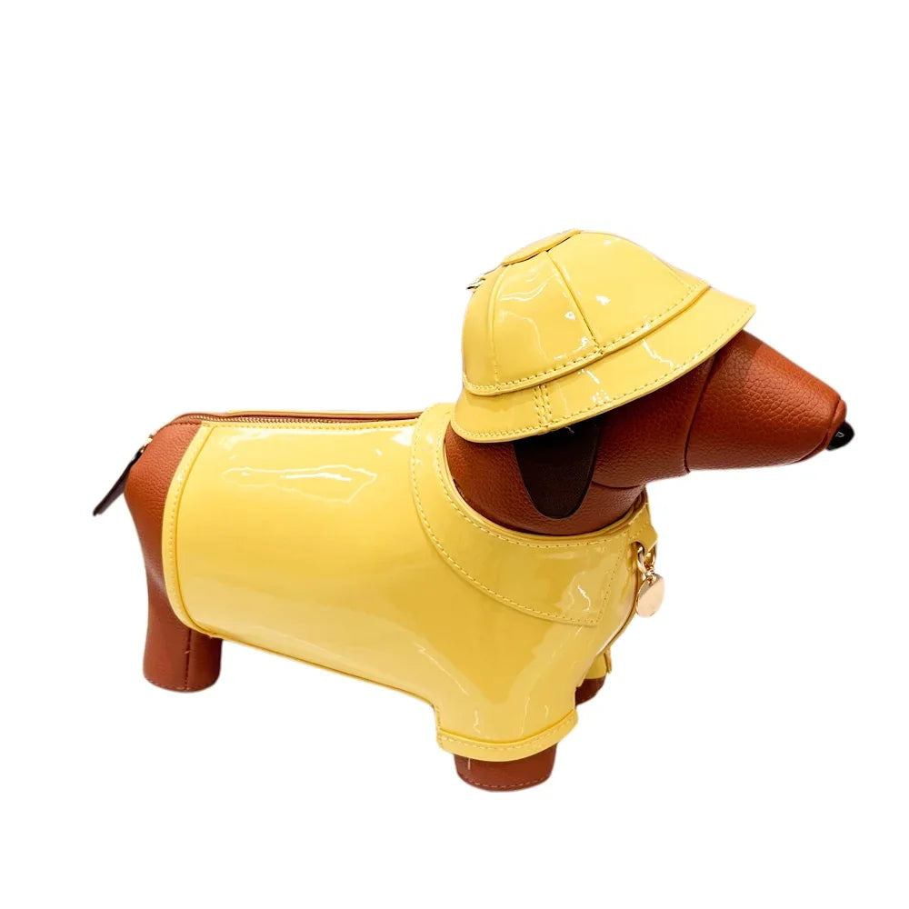 🔥This week's hot sale🔥Dachshund In Rain Coat Crossbody Bag