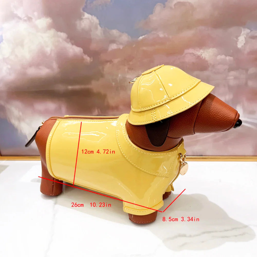 🔥This week's hot sale🔥Dachshund In Rain Coat Crossbody Bag