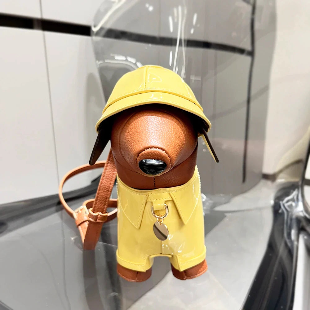 🔥This week's hot sale🔥Dachshund In Rain Coat Crossbody Bag