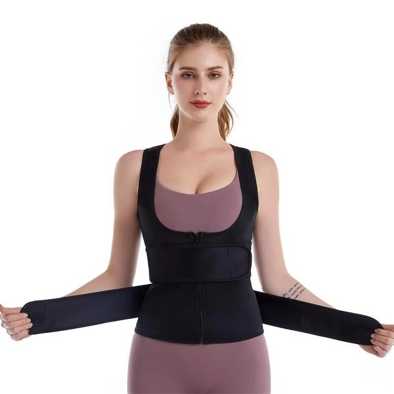 🔥This week's hot sale🔥Heat-retaining and warm double waist support and shaping vest