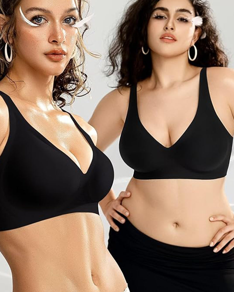 🔥This week's hot sale🔥Seamless Deep V Push-Up Wireless Bra
