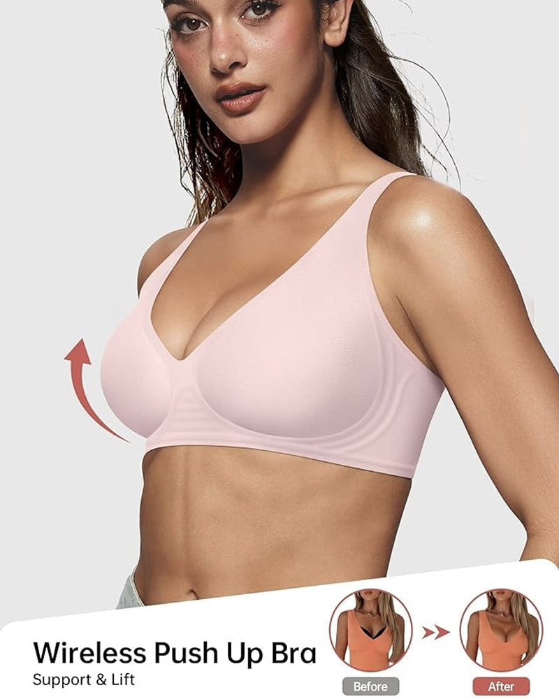 🔥This week's hot sale🔥Seamless Deep V Push-Up Wireless Bra
