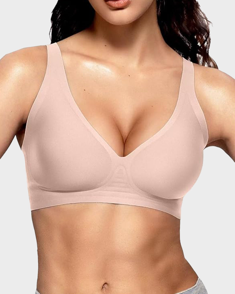 🔥This week's hot sale🔥Seamless Deep V Push-Up Wireless Bra