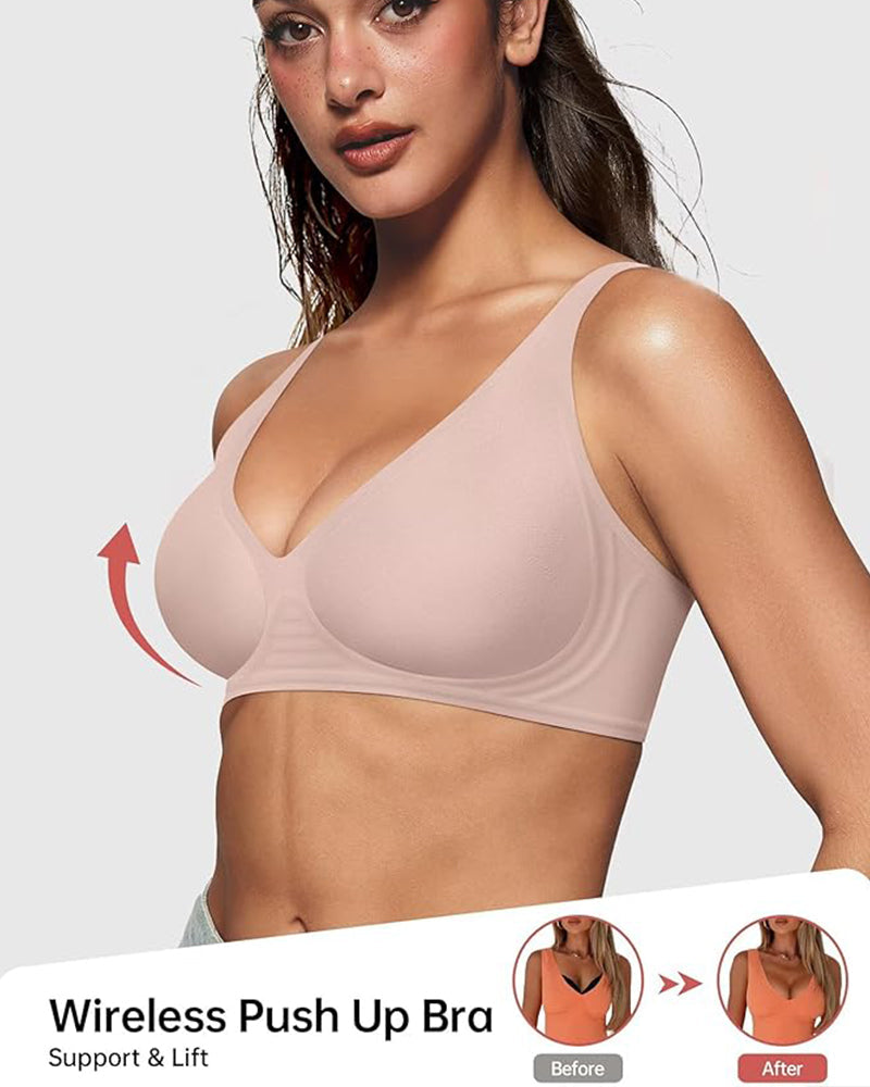 🔥This week's hot sale🔥Seamless Deep V Push-Up Wireless Bra