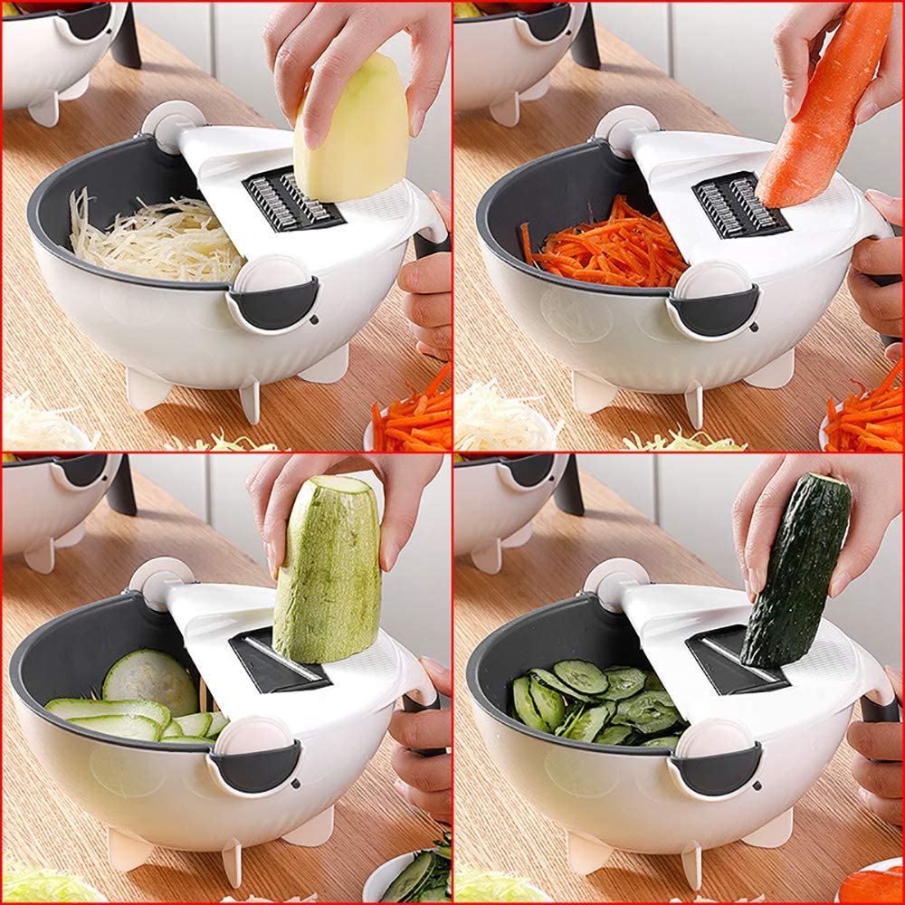 🔥This week's hot sale🔥Multi-functional kitchen vegetable cutter/drainer basket