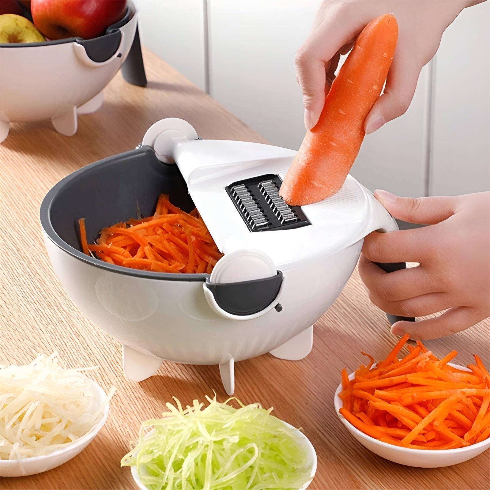 🔥This week's hot sale🔥Multi-functional kitchen vegetable cutter/drainer basket
