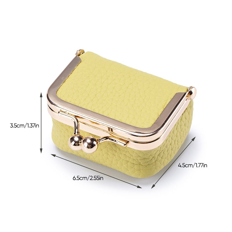 ✨Genuine Leather Mini Jewelry Box Portable Travel Storage Case