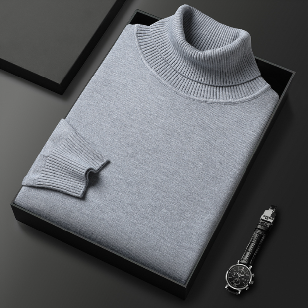 🔥This week's hot sale🔥 Men's Solid Color Premium Cashmere Sweater