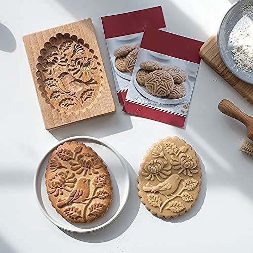 🔥This week's hot sale🔥Wooden Cookie Embossing Mold