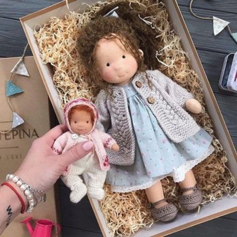 🎁🎁Handmade Waldorf Doll👧The Best Gift for Kids | Buy 2 Free Shipping