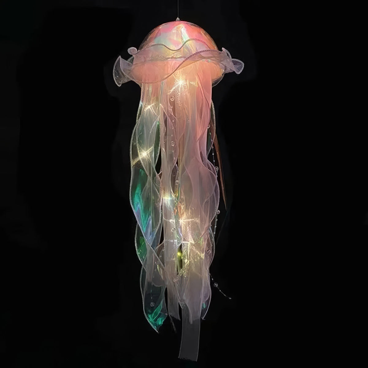 🐙 DIY Glowing Jellyfish Lamp | Creative Decorative Night Light