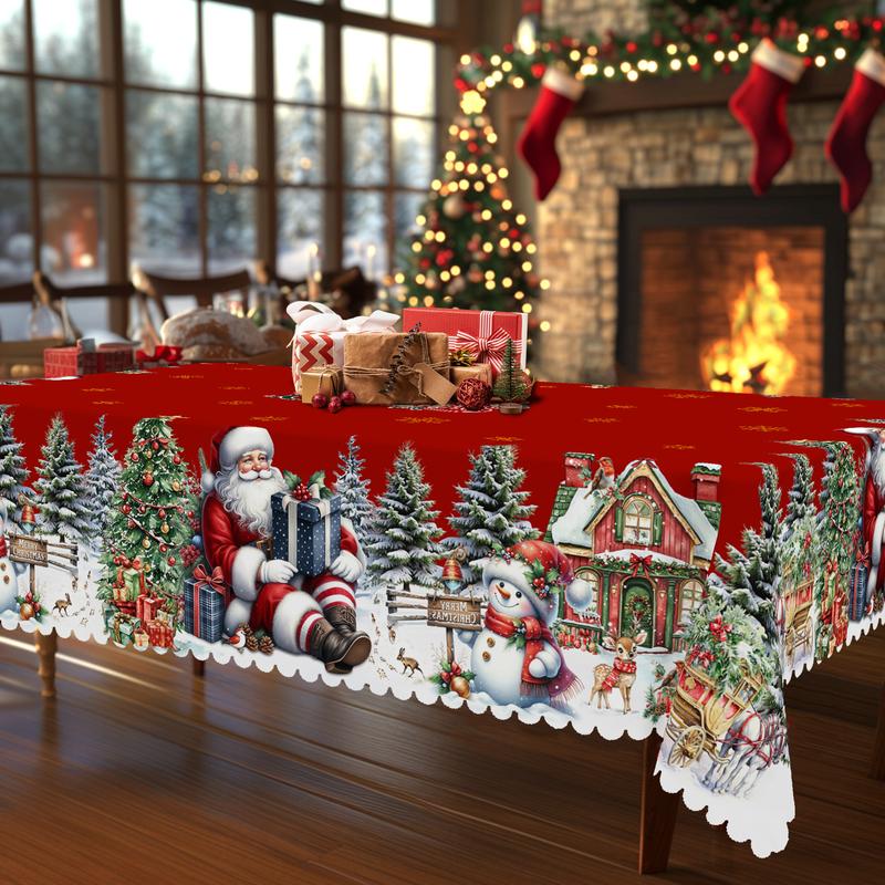 🔥This week's hot sale🔥Christmas Round Tablecloth