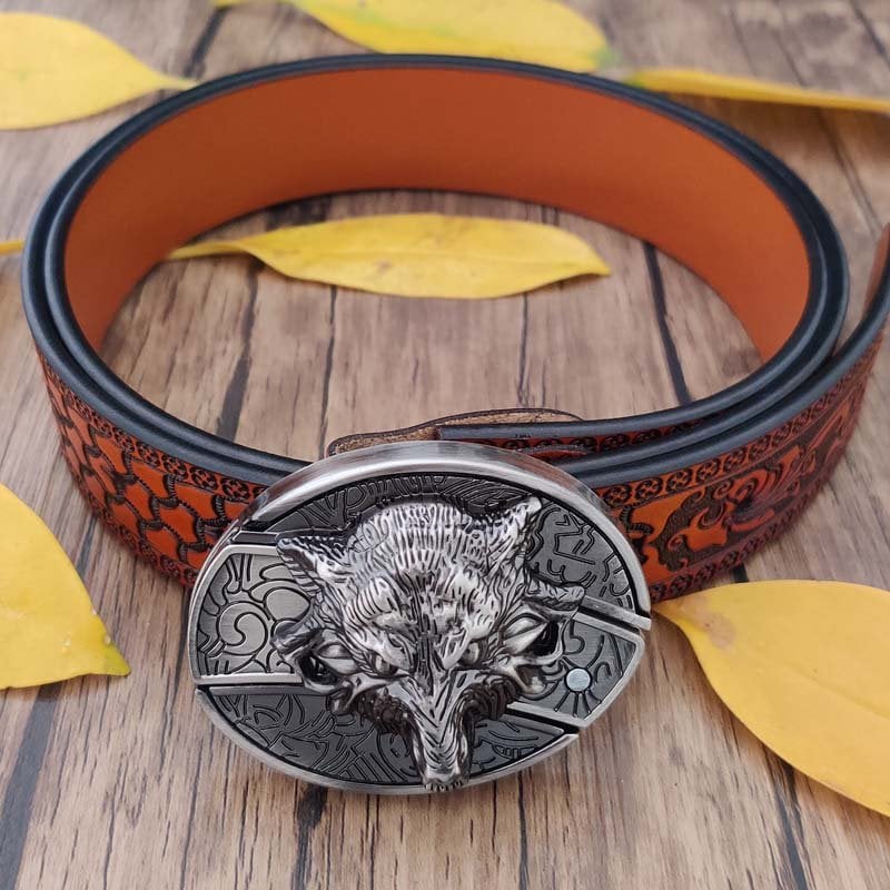 ⚡Flash Sale Ending⚡50% Off Punk Style Leather Belt with Hidden Tool