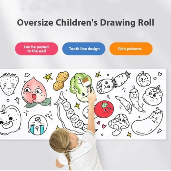 🎨$9.99 Only✨Children's Drawing Scroll Roll - Perfect Kids Gift🎁