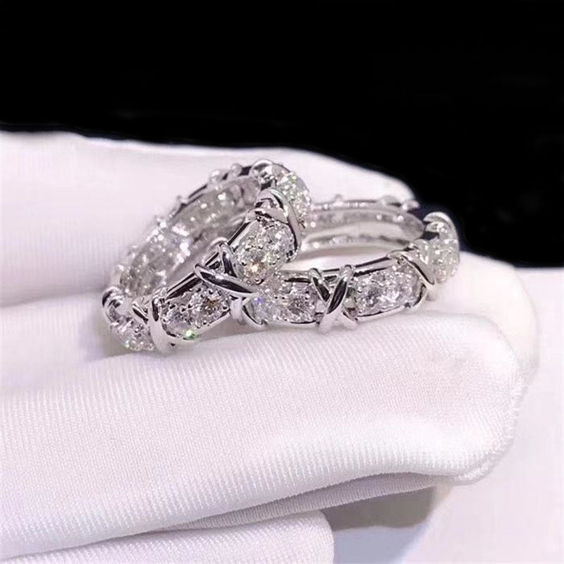 🎁Perfect Gift – Cross Full Diamond Ring
