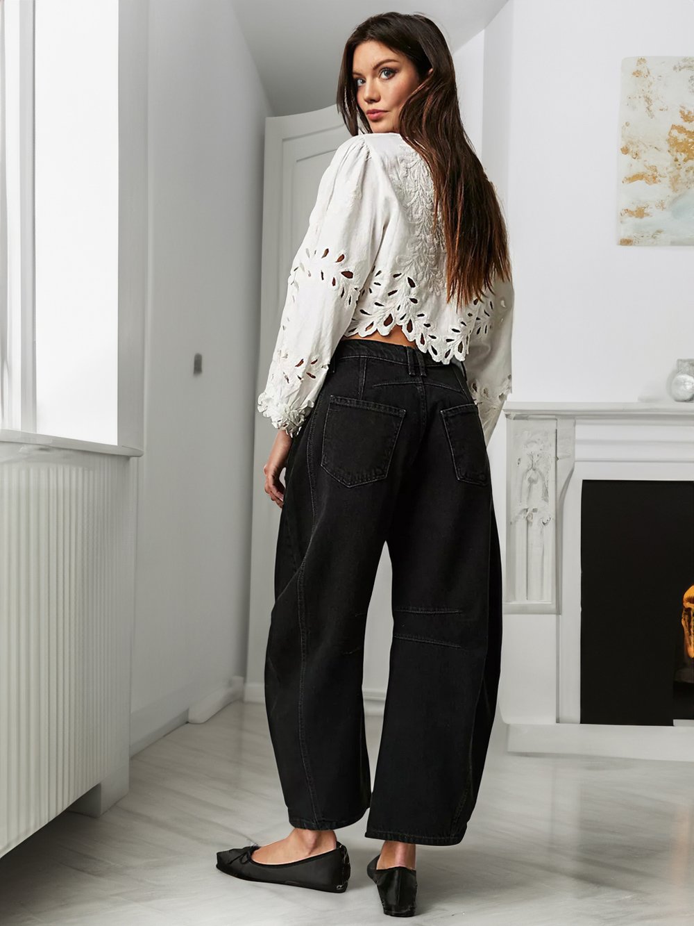 🔥This week's hot sale🔥 casual and trendy mid rise tube jeans