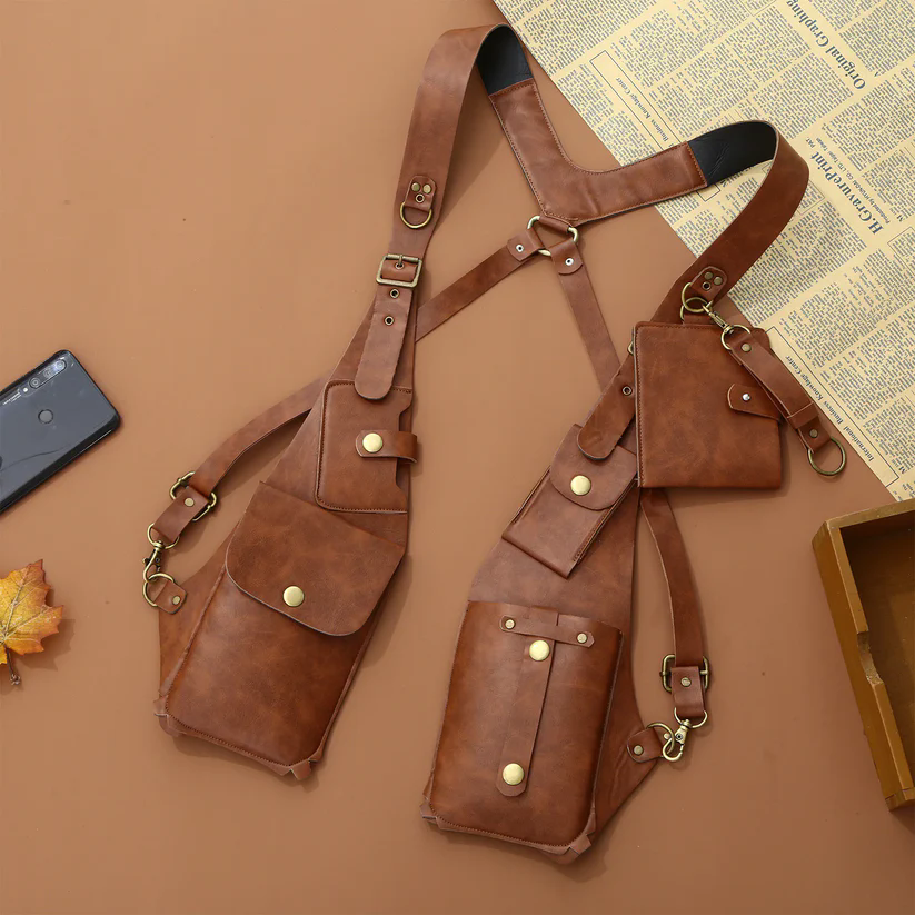 🔥This week's hot sale🔥 New Leather Anti-theft Harness
