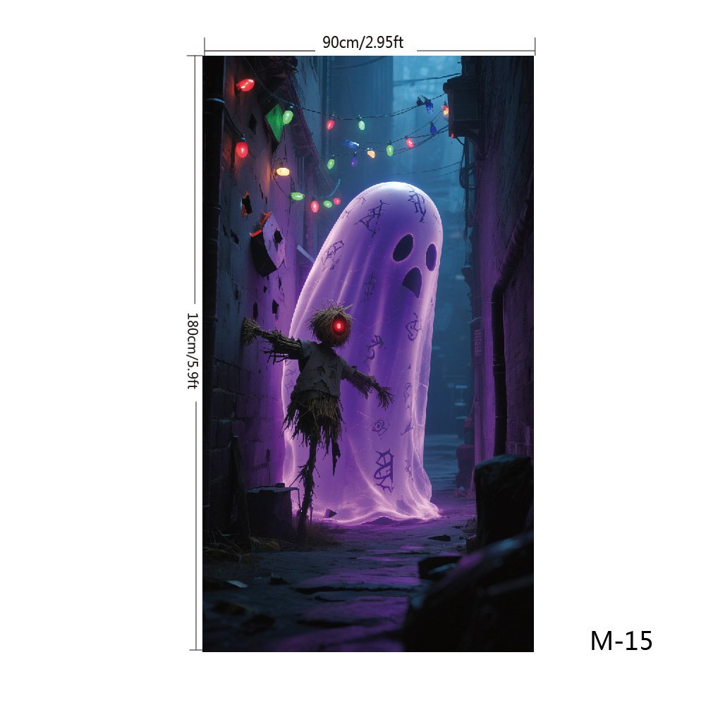 🔥This week's hot sale🔥 Christmas and Halloween front door decoration