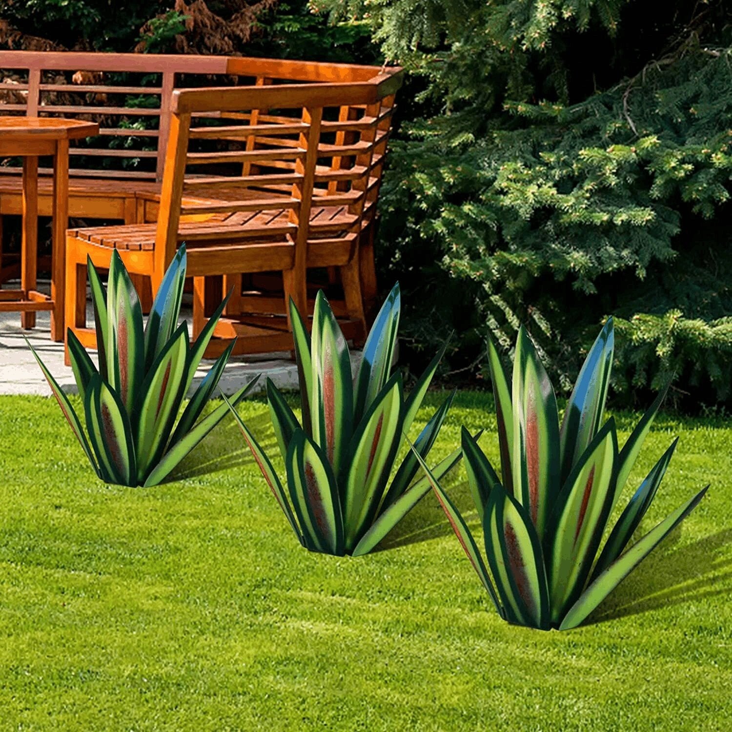 🎄Up to 52% Off💡Waterproof Solar Powered Agave Garden Light