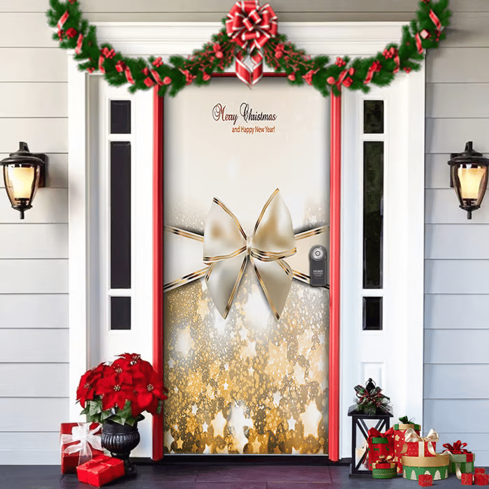 🔥This week's hot sale🔥 Christmas and Halloween front door decoration